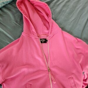Oversized zip up hoodie
